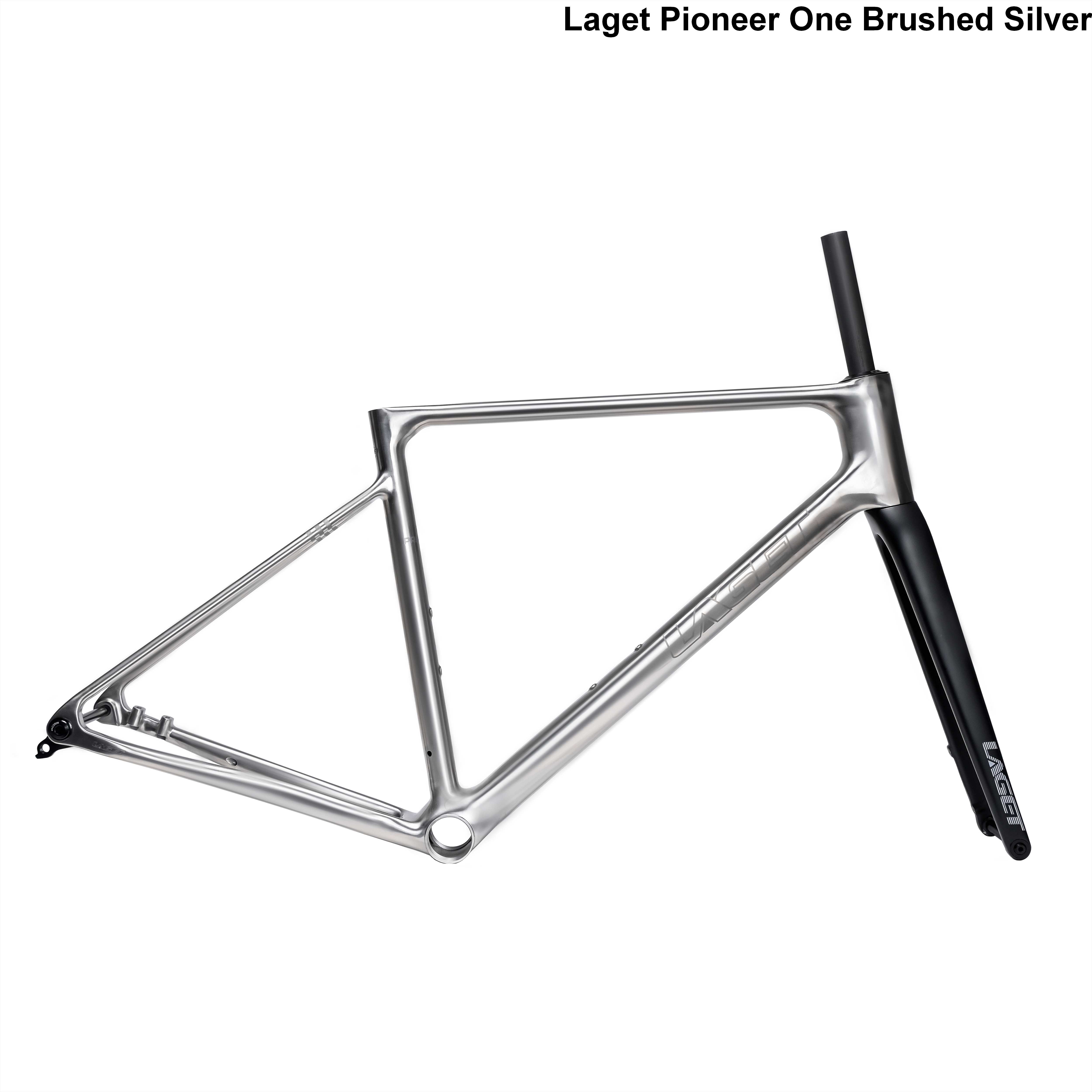Laget Pioneer One 3Dプリント チタン ロードフレームセット | Ti