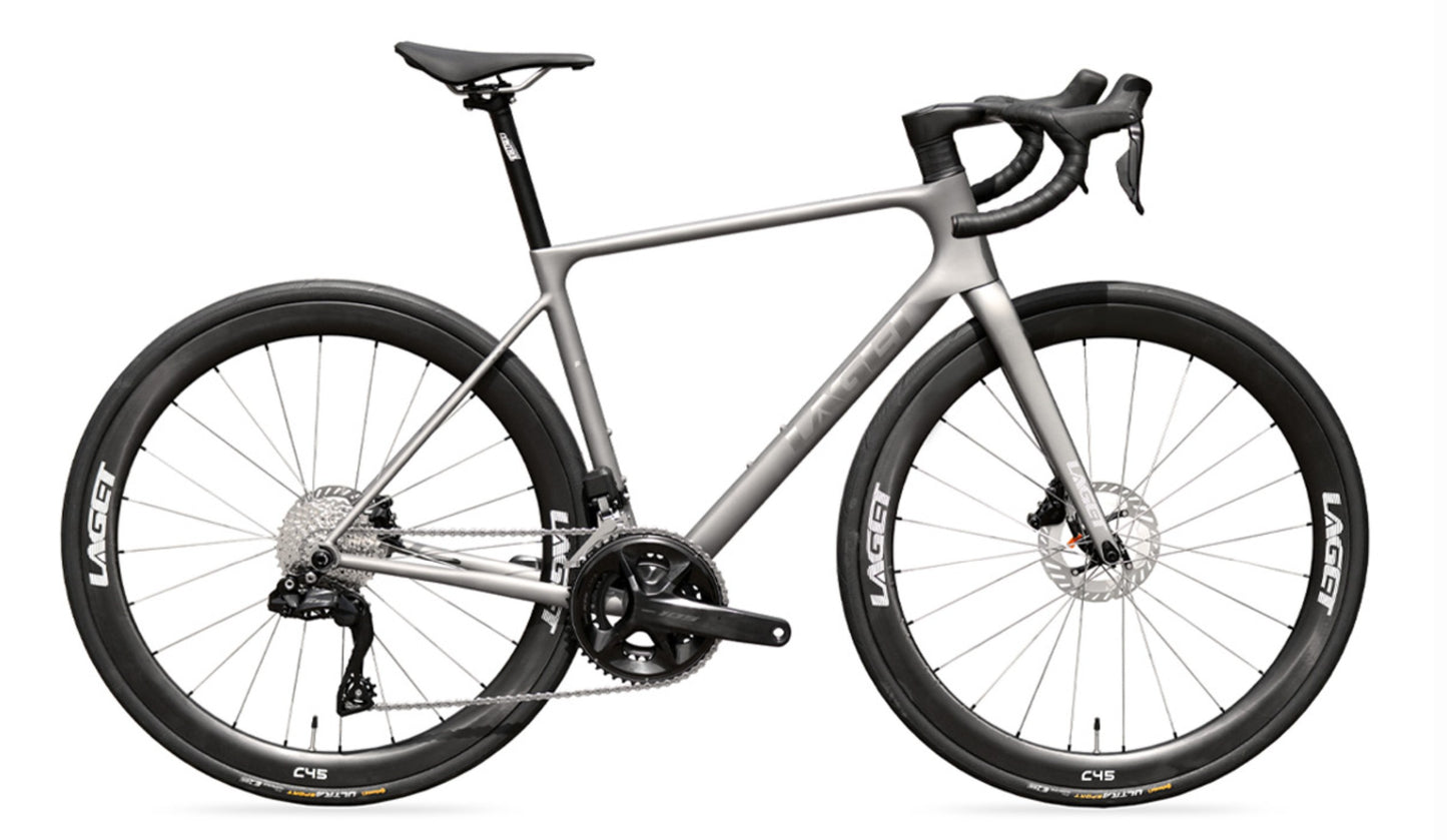 Laget Pioneer SLR Titanium Road Frameset | Semi 3D-Printed Titanium | 1500g (M) | 700x32c