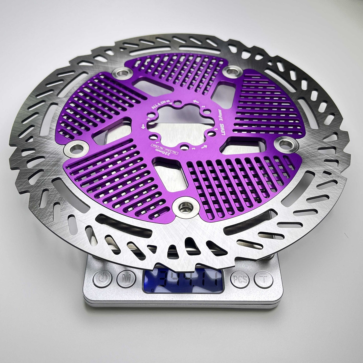 Lewis Floating Brake Rotor | 6 Bolts 44BCD 200/220mm 2.3mm | DH Enduro Surron E Dirt Bike