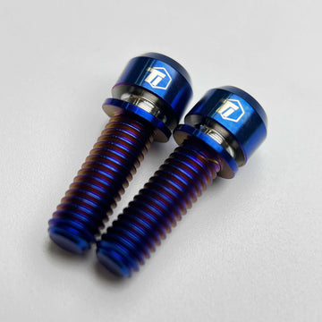 Vis Vélo Alliage Tc4 Couleurs Boulons De Tige De Selle Titane M5x18mm - Lot De 6, Alliage TC4, Pour VTT/vélo Route Vis Tige Selle M5 Vis Vélo Alliage Tc4 Couleurs Boulons De Tige De Selle Titane M5x18mm - Lot De 6, Alliage TC4, Pour VTT/vélo Route Vis Tige Selle M5