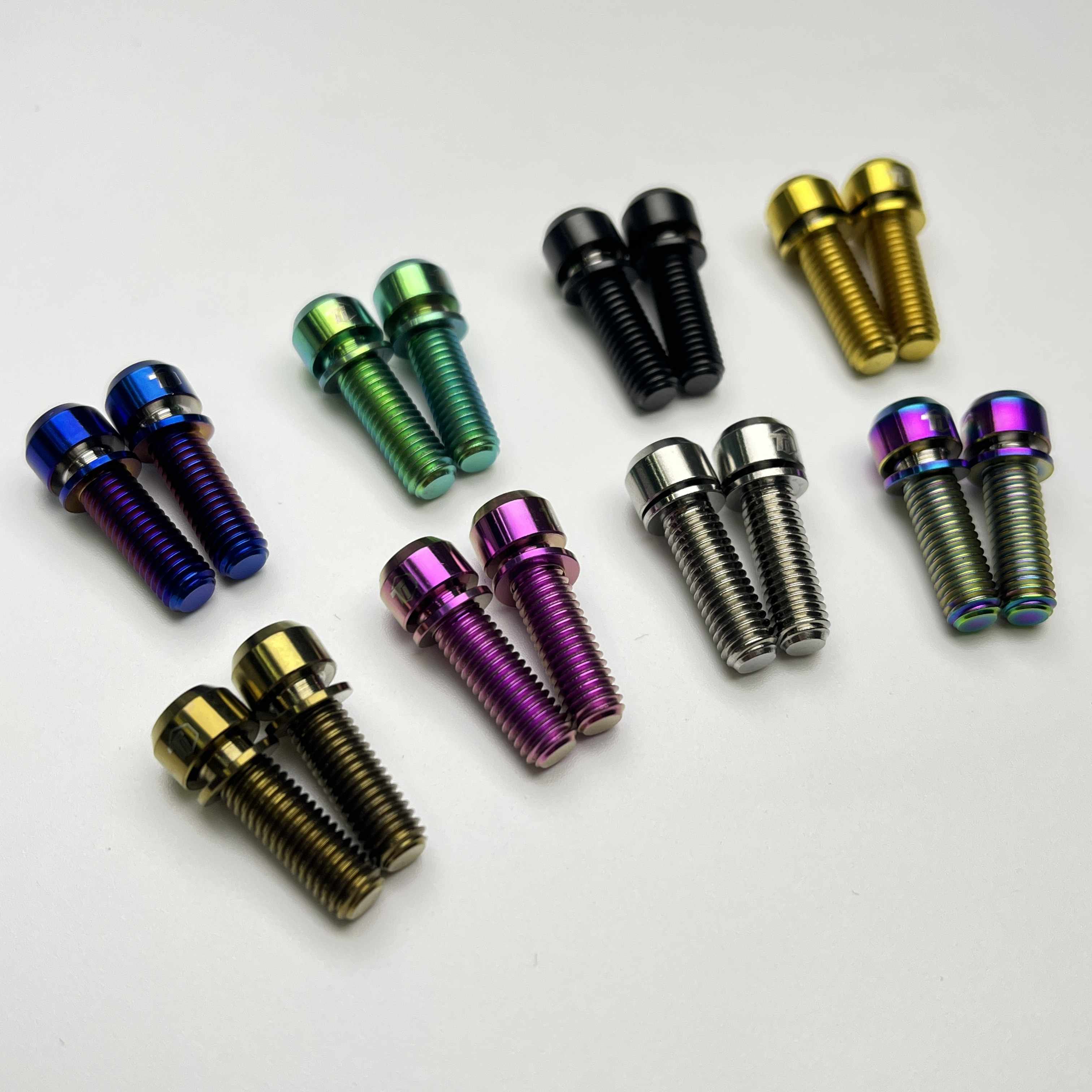 ナローヘッドチタンステムボルト | Ti-Parts M5x16 M5x18 M5x20 エアロ