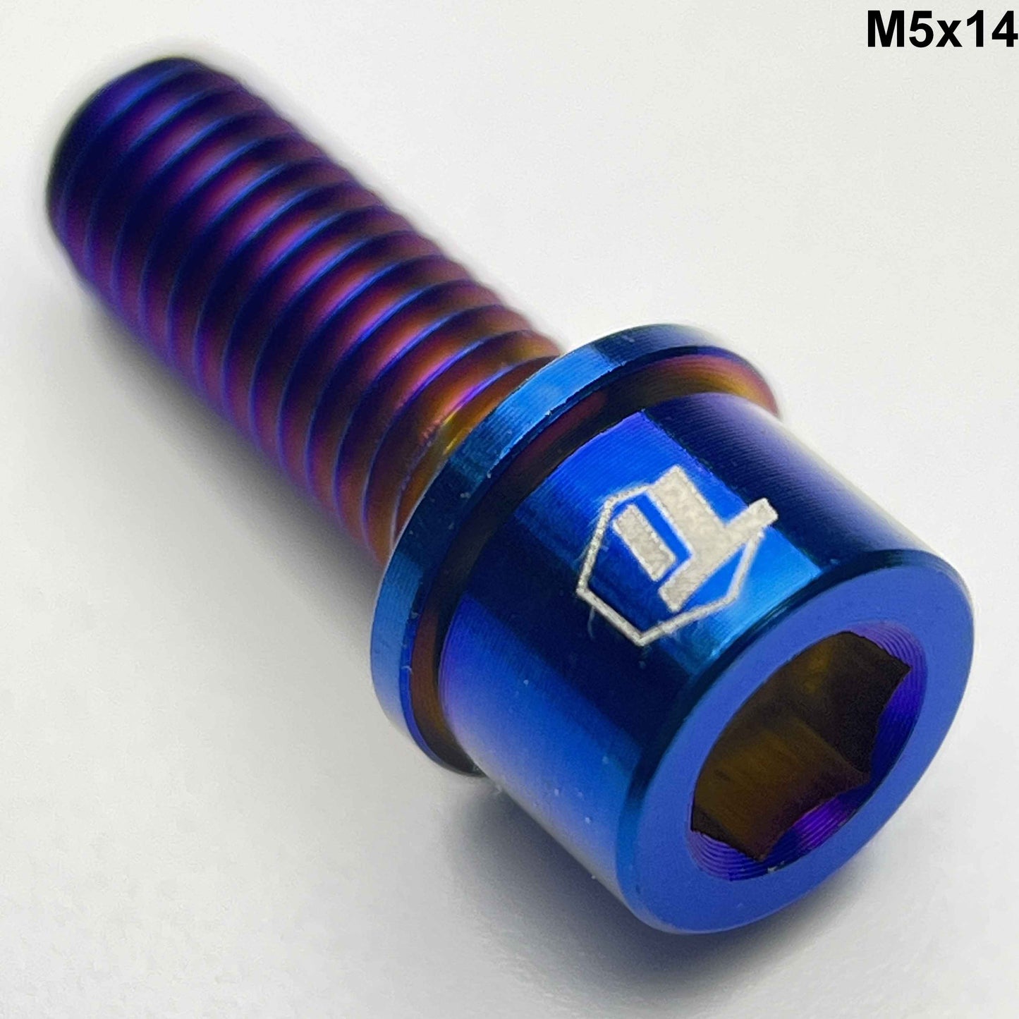 น็อตยึดแฮนด์และคอแฮนด์ไทเทเนียมหัวแคบ M5 | M5x14 16 18 20 | ชุดแฮนด์และคอแฮนด์ 2 ชิ้น