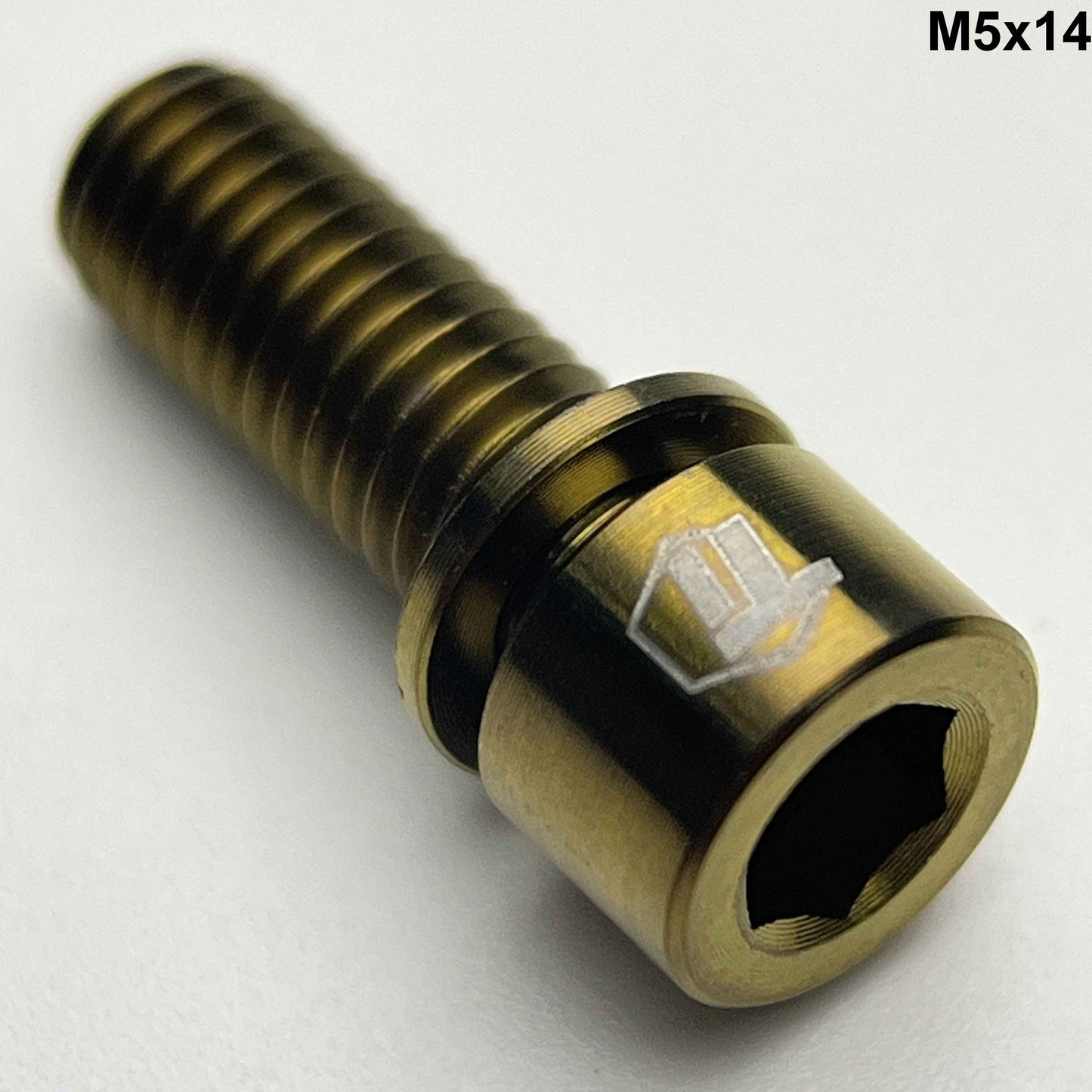 น็อตยึดแฮนด์และคอแฮนด์ไทเทเนียมหัวแคบ M5 | M5x14 16 18 20 | ชุดแฮนด์และคอแฮนด์ 2 ชิ้น