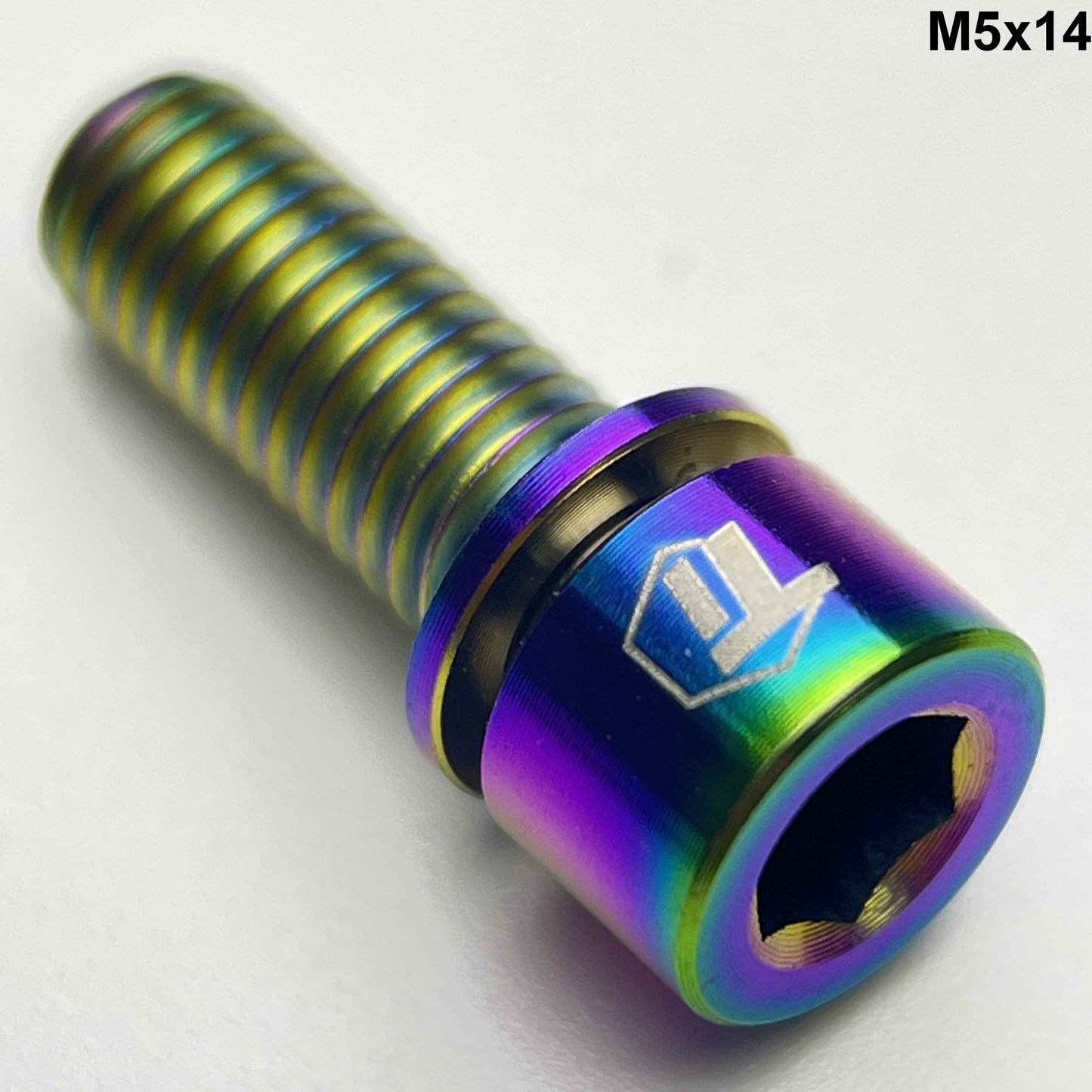 น็อตยึดแฮนด์และคอแฮนด์ไทเทเนียมหัวแคบ M5 | M5x14 16 18 20 | ชุดแฮนด์และคอแฮนด์ 2 ชิ้น