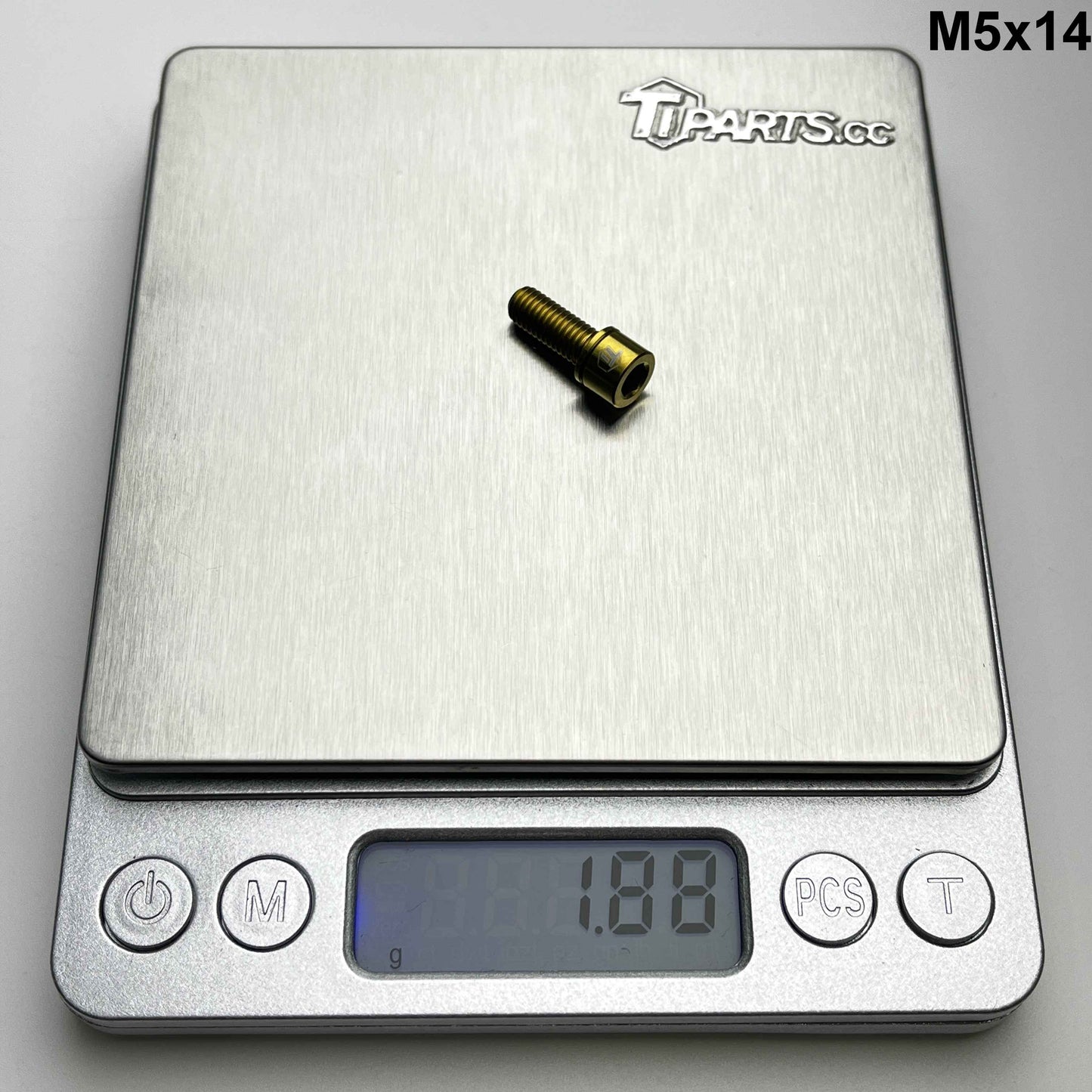 น็อตยึดแฮนด์และคอแฮนด์ไทเทเนียมหัวแคบ M5 | M5x14 16 18 20 | ชุดแฮนด์และคอแฮนด์ 2 ชิ้น