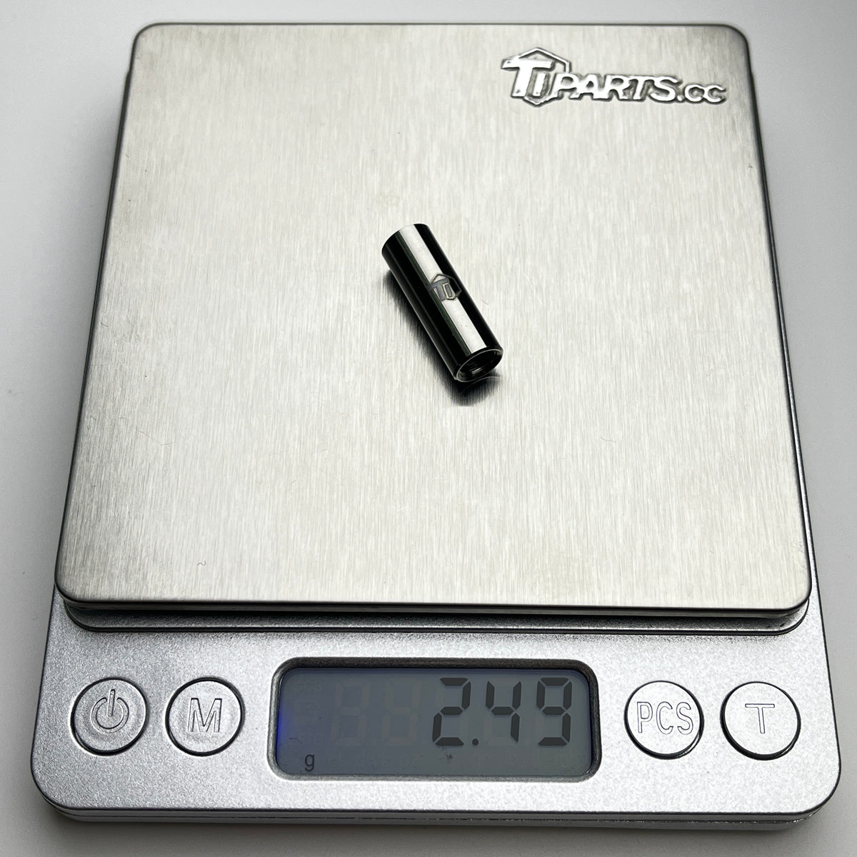 Tiparts Titanium Rear Shock Pivot axle - multiple length weight
