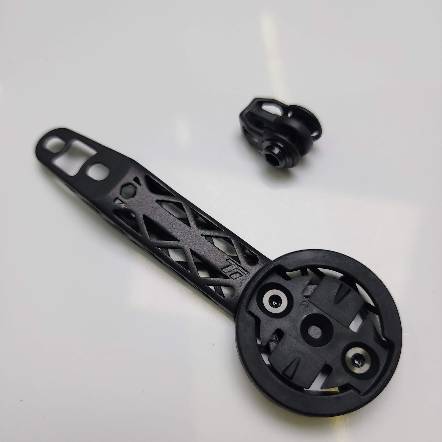 Soporte para ordenador Cannondale MOMO Design de titanio impreso en 3D | Garmin Wahoo Bryton | Serie Team