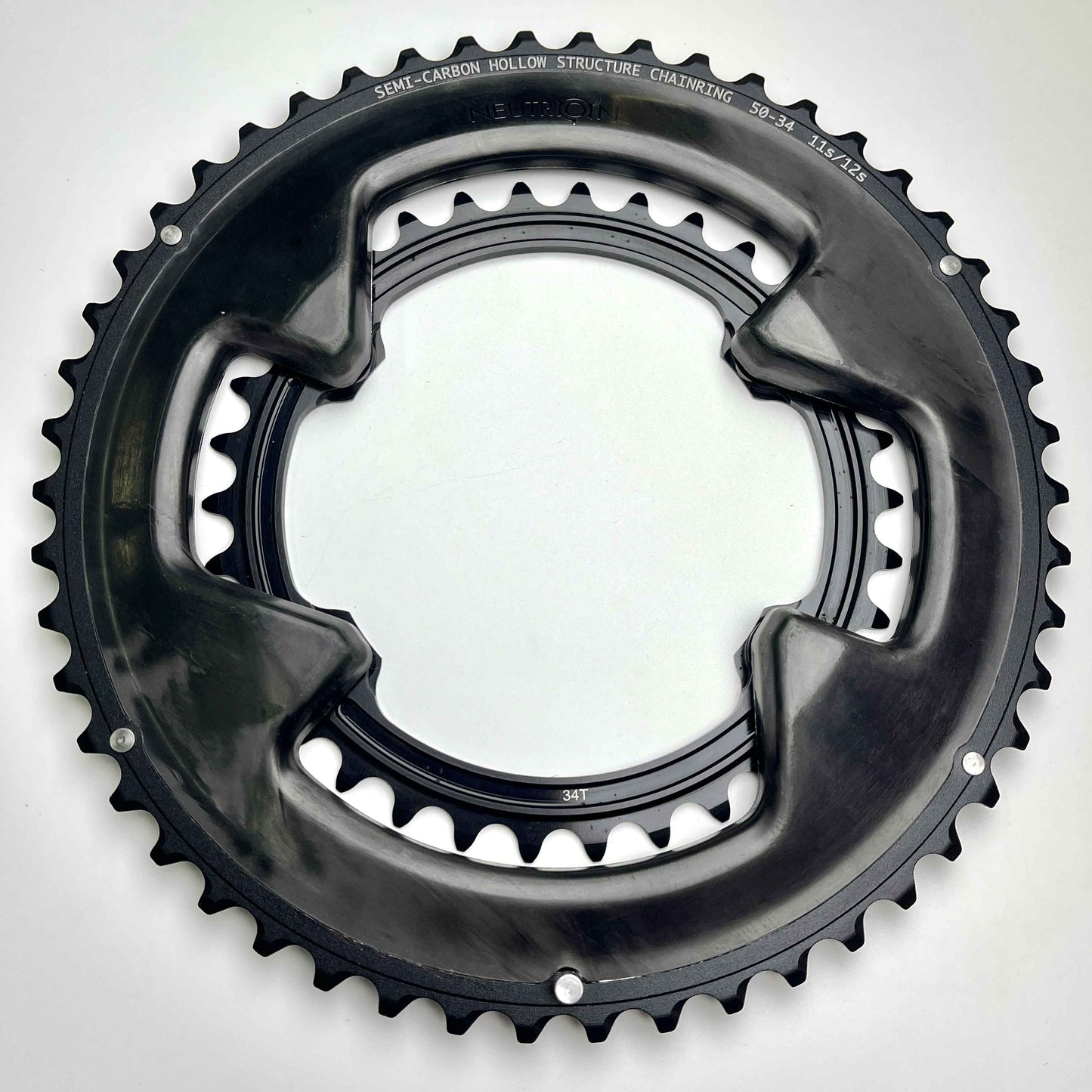 Coroa de Carbono Oca Neutron | 11/12v | 50-34/52-36 | A partir de 129g!