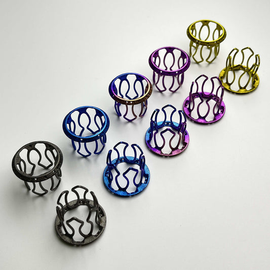 Ti-Parts 1.95g Superlight Titanium Bar End Plug | 3D Printed Titanium