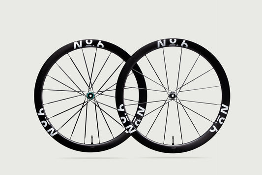 No.6 G45R Superlight Aero Gravel Road Wheelset - 1195g | No6 Wheel