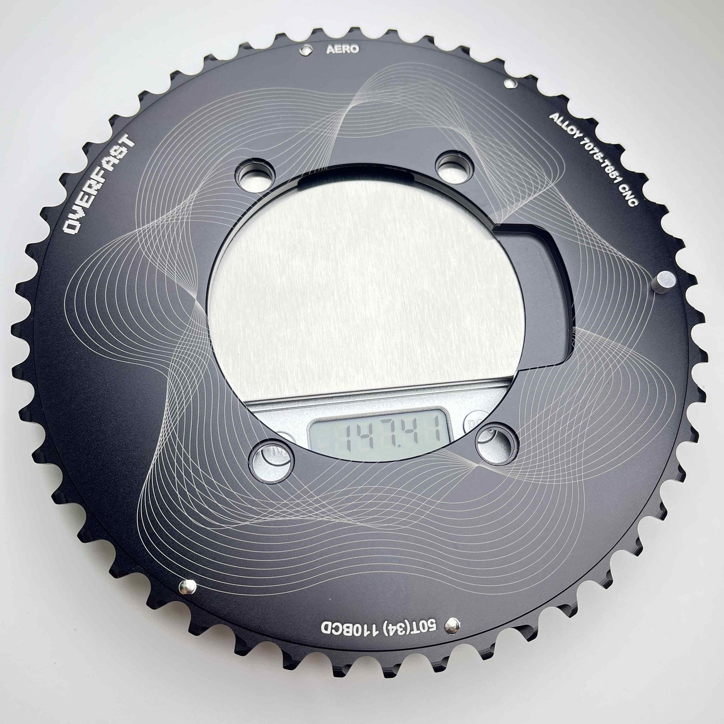 Overfast Aero Alloy Chainring | from 175g, 50-34/52-36