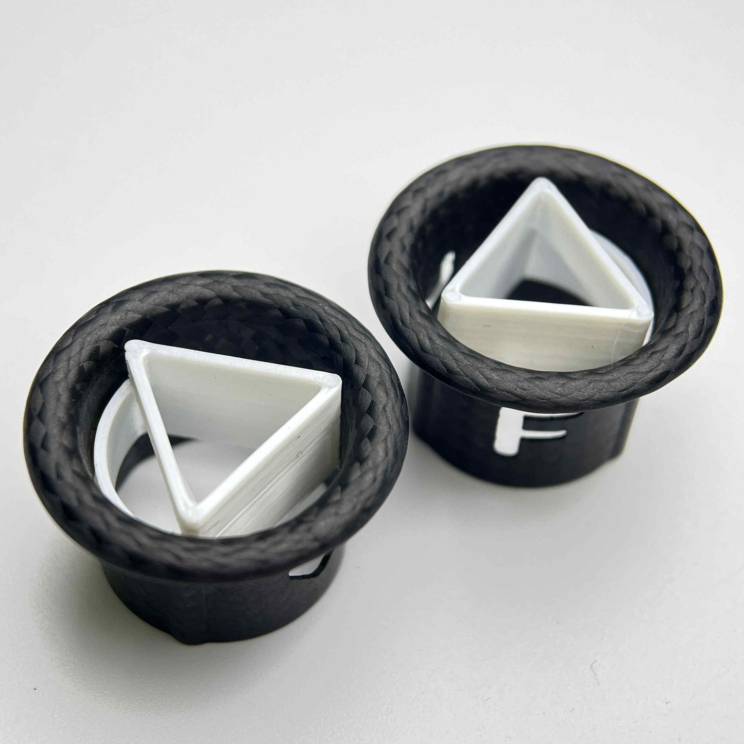 Overfast Carbon Bar End Plugs | From 1.8g/set | 1K Carbon | Colnago & Triangular Inserts