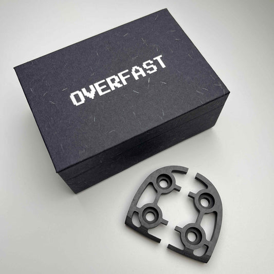 OVERFAST Factor ONE 2026 karbonová podložka pod řídítka | CNC podložka hlavového složení