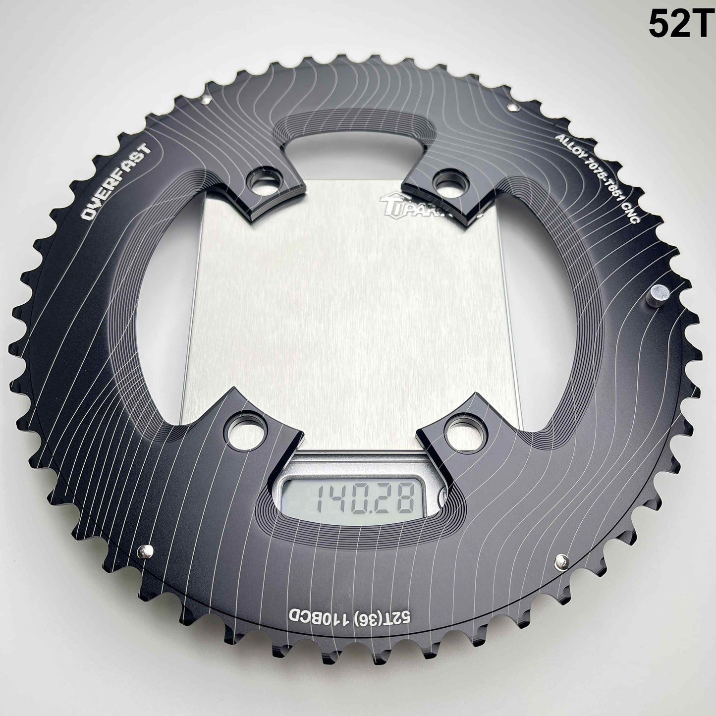 Overfast Lightweight Alloy Chainring | from 159g, 50-34/52-36