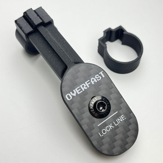 Cubierta ultraligera del soporte de batería OVERFAST para Colnago Y1RS | Fibra de carbono Shimano Di2 y Sram