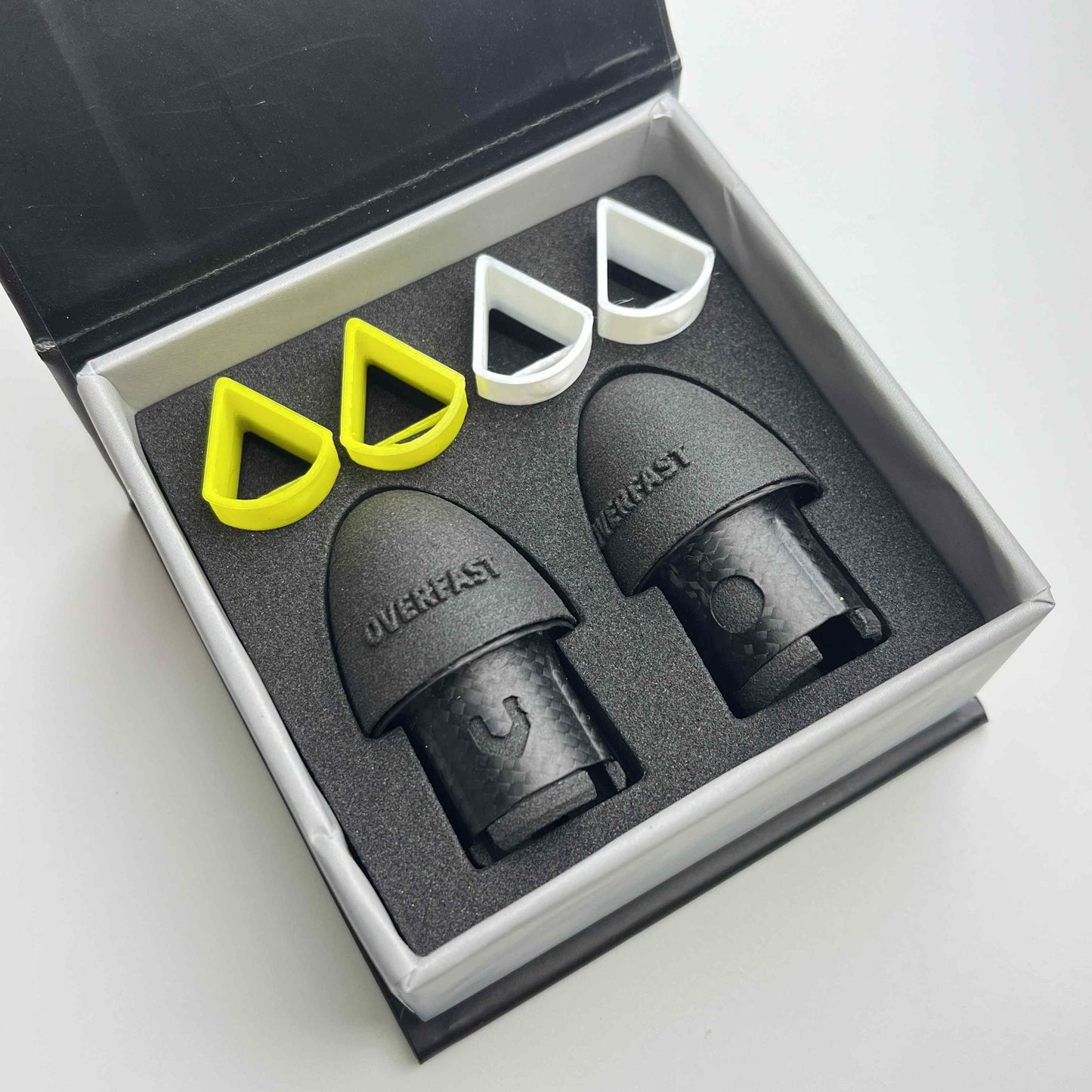 Overfast Carbon Bar End Plugs | From 1.8g/set | 1K Carbon | Colnago & Triangular Inserts
