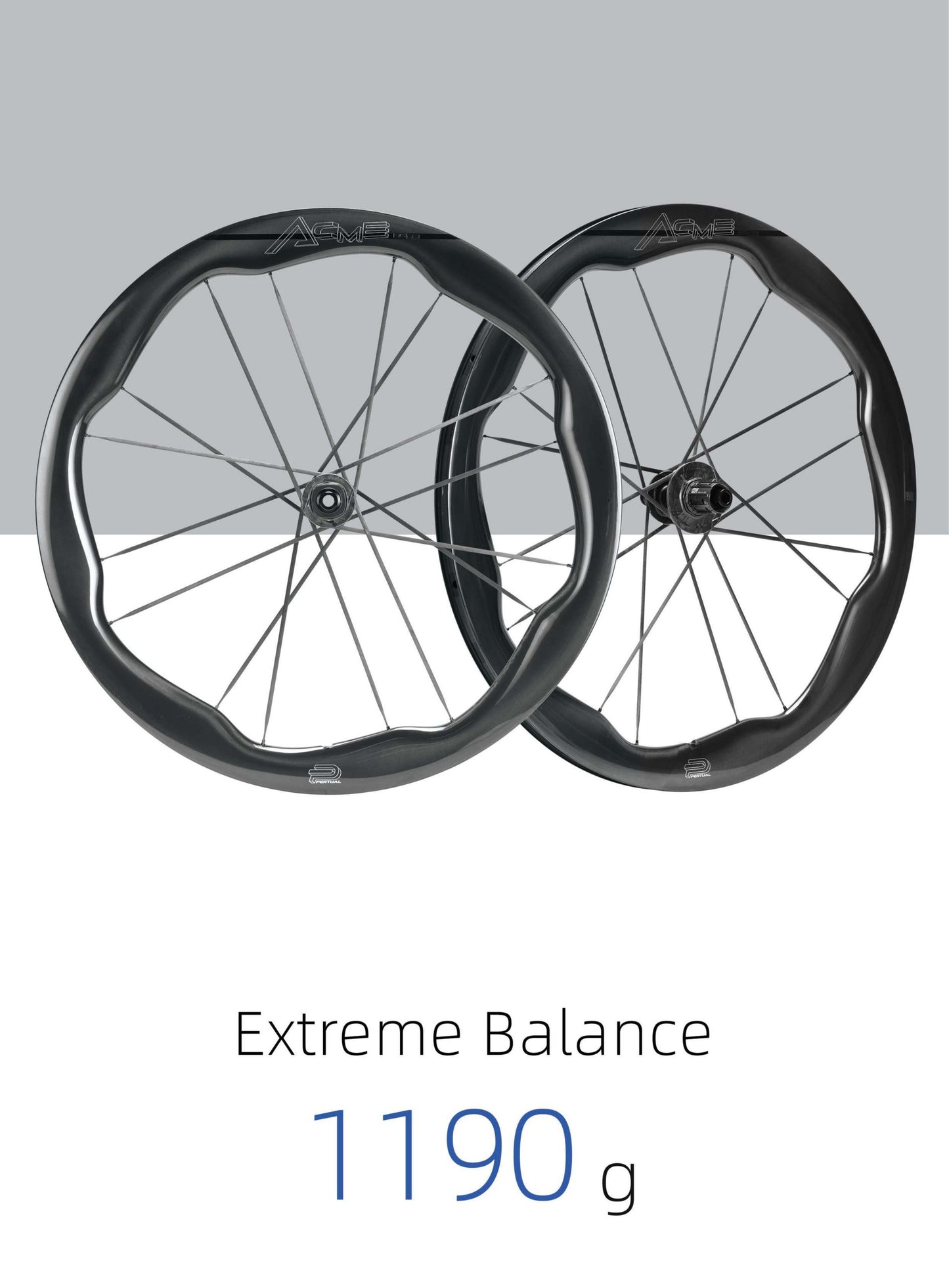 PERTUAL Road Wheelset ACME 45/62 Disc (Shimano / XDR Freehub)