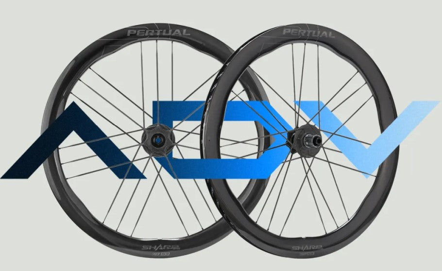 Pertual SHARP ADV landsvägshjulset | 1245 g, 47/53 och 52/58 mm, CeramicSpeed-lager, integrerade kolfiberekrar