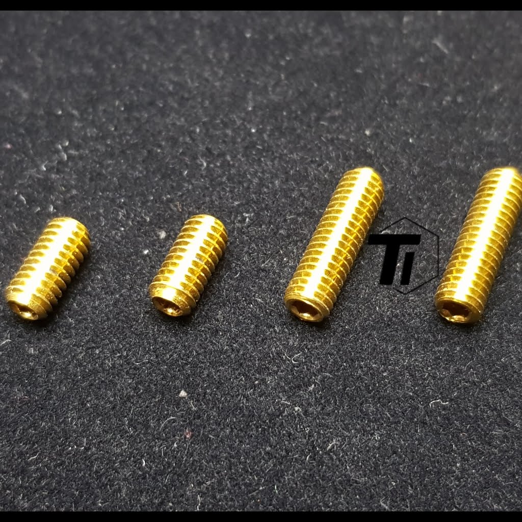 Titan Set Screw för R9200 R9150 R9170 Hög Låg justera Shimano Dura Ace | Slagjusteringsbult Ändjusteringsbult