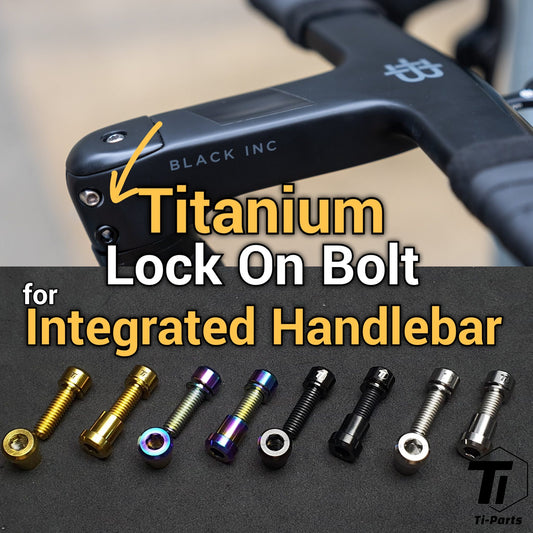 Titanium Lock On Bolt สำหรับรวมแฮนด์ / สเต็ม | Factor Black Inc Roval SL ห้องนักบิน Bontrager XXX สกรูไทเทเนียม