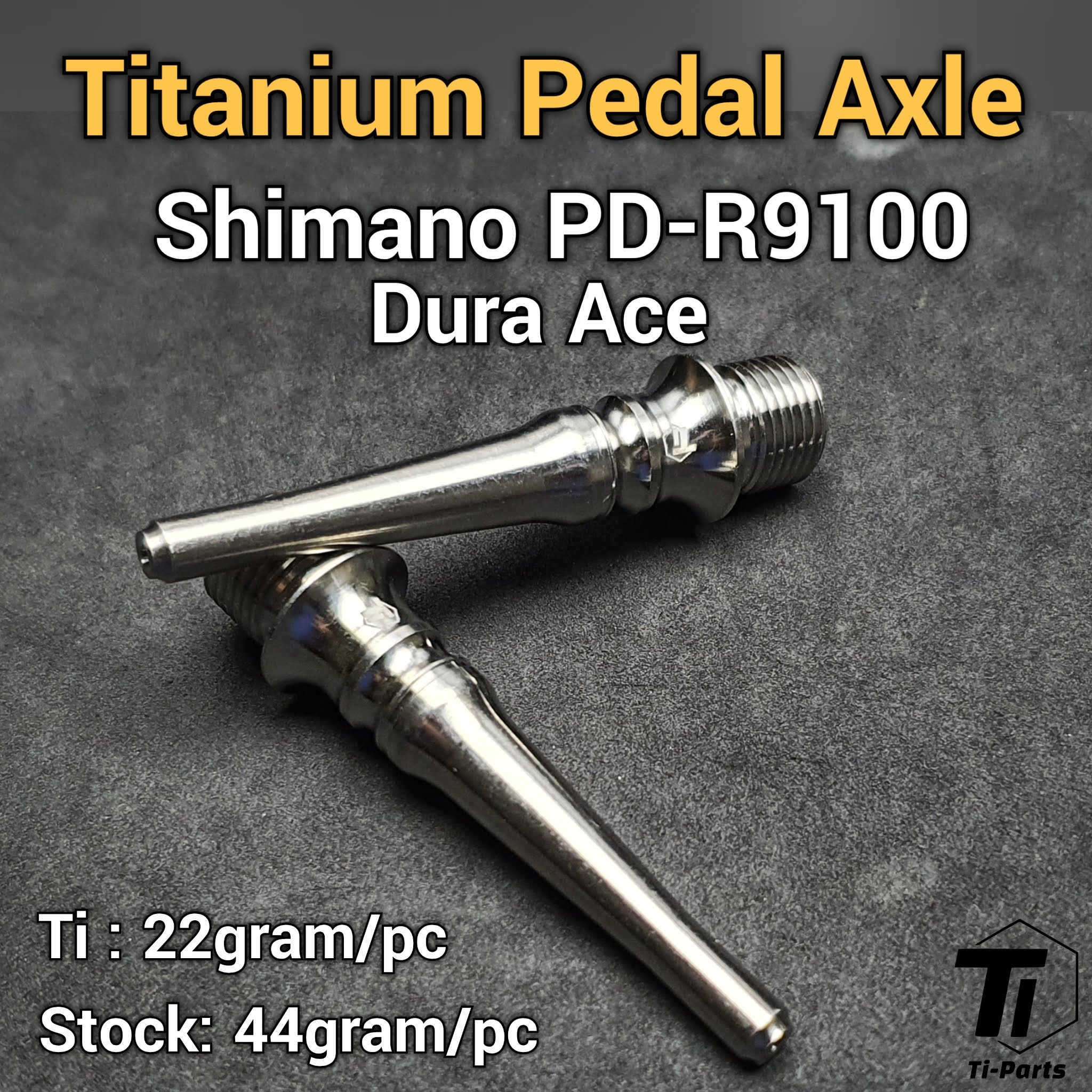 Titanium Pedal Axle for Shimano M9120 M9020 M9000 M8000 XT XTR