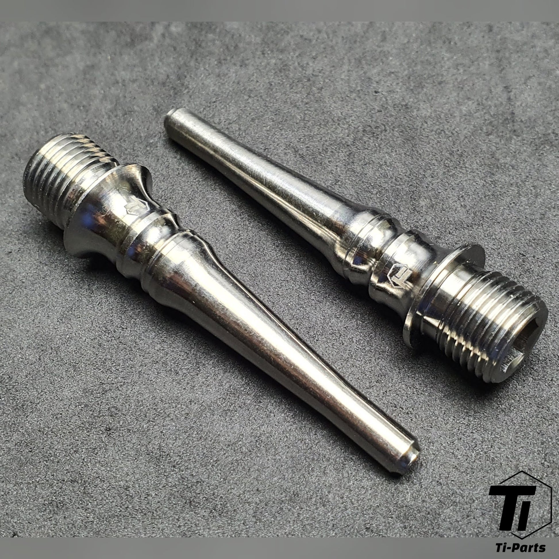 Eje de pedal de titanio para Shimano M9120 M9020 M9000 M8000 XT