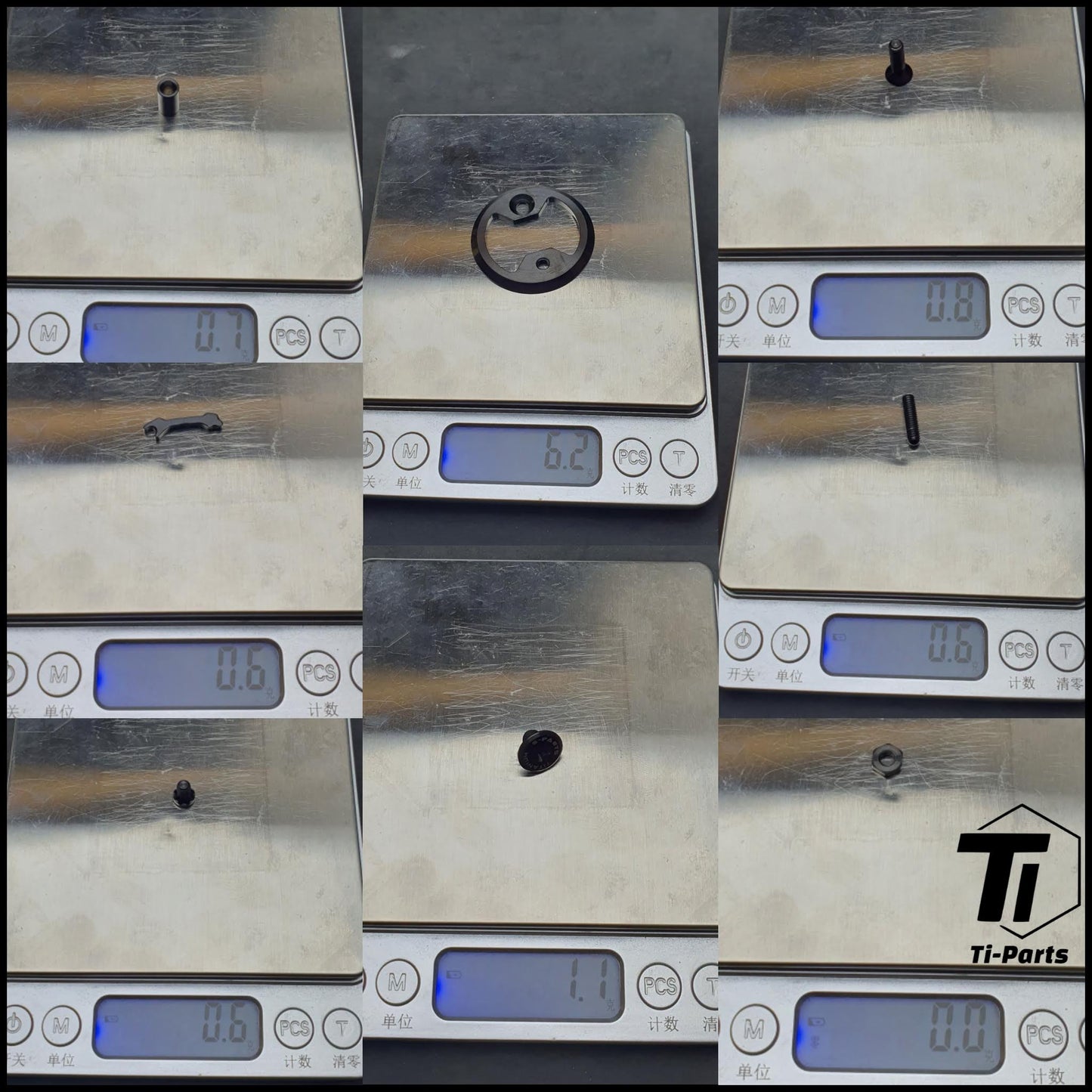 Kit de actualización de titanio Wahoo SpeedPlay | Pedal medidor de potencia cero Prwlink | Titanio Grado 5 Singapur