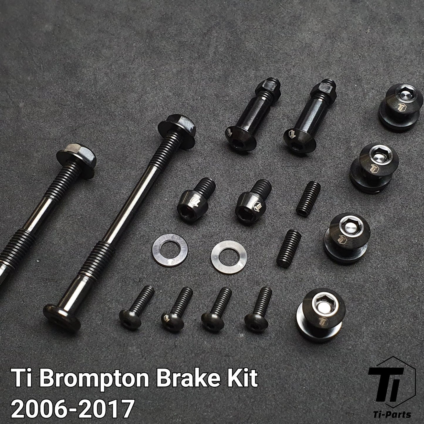 Titanium opgraderingssæt til Brompton bremse | 2017 2018 Bremsesko Pivot C Bremsekaliberskrue P-Line T-Line Bolt