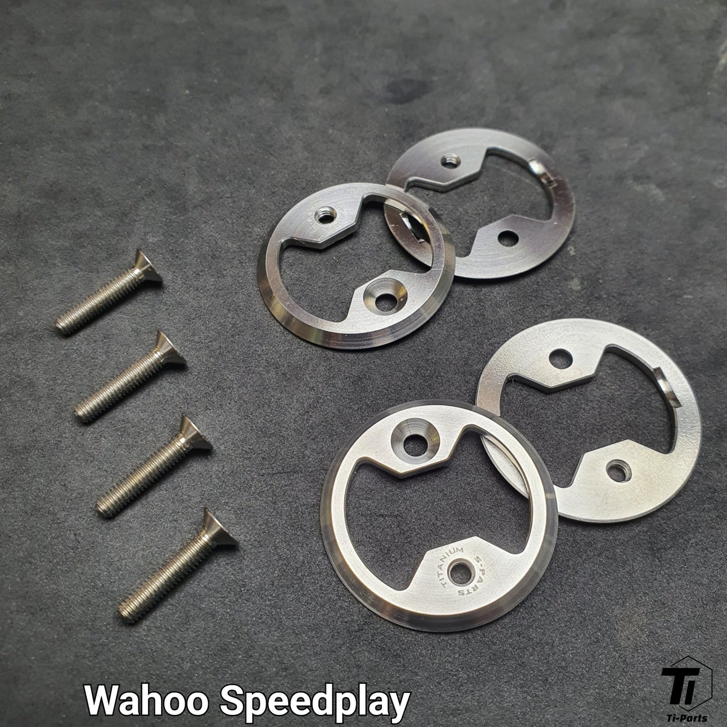 Titanium Wahoo SpeedPlay frissítőkészlet | Prwlink Zero Power Meter pedál | 5. fokozatú titán Szingapúr