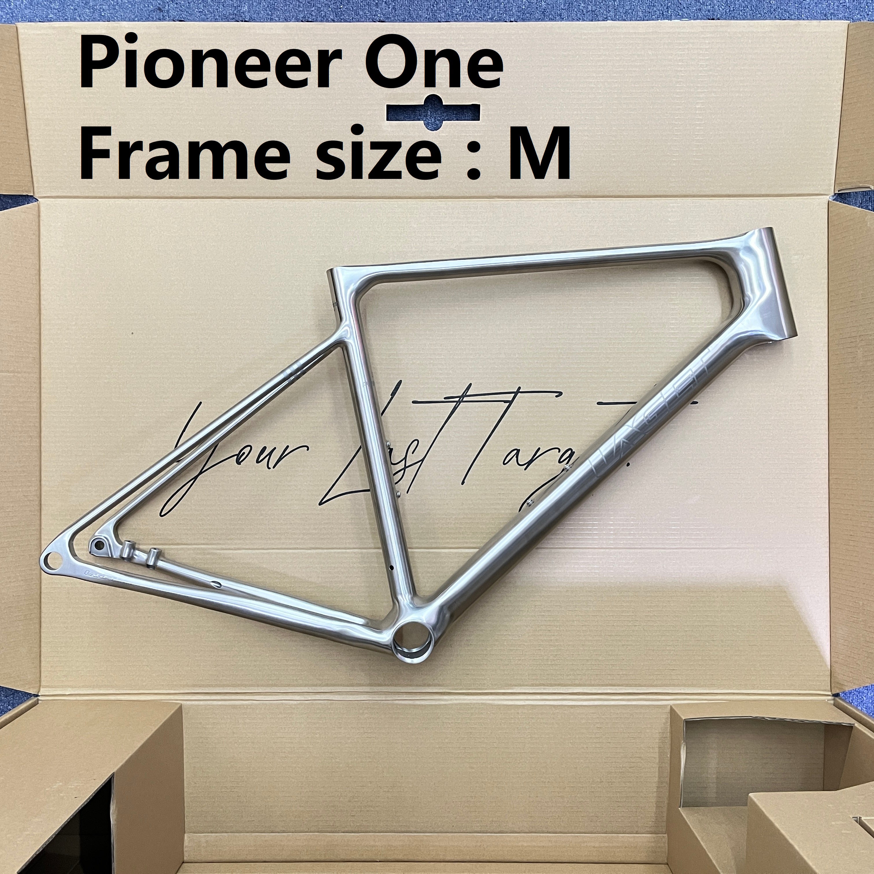 Laget Pioneer One 3Dプリント チタン ロードフレームセット | Ti