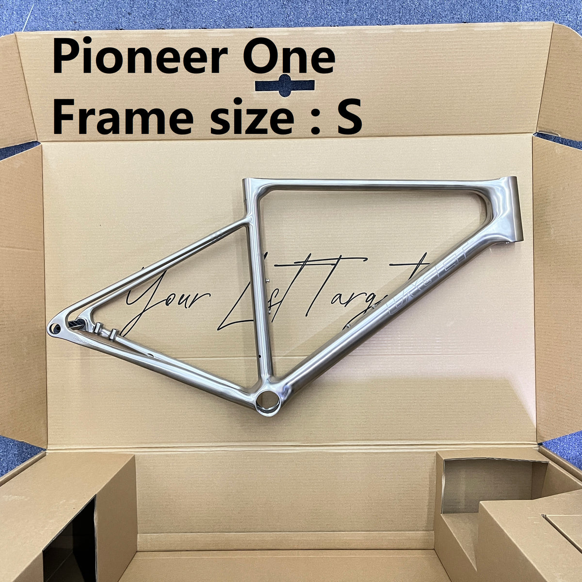 Laget Pioneer One Titanium Road Frameset | 3D-Printed Titanium | 1350g (S) | 700x32c