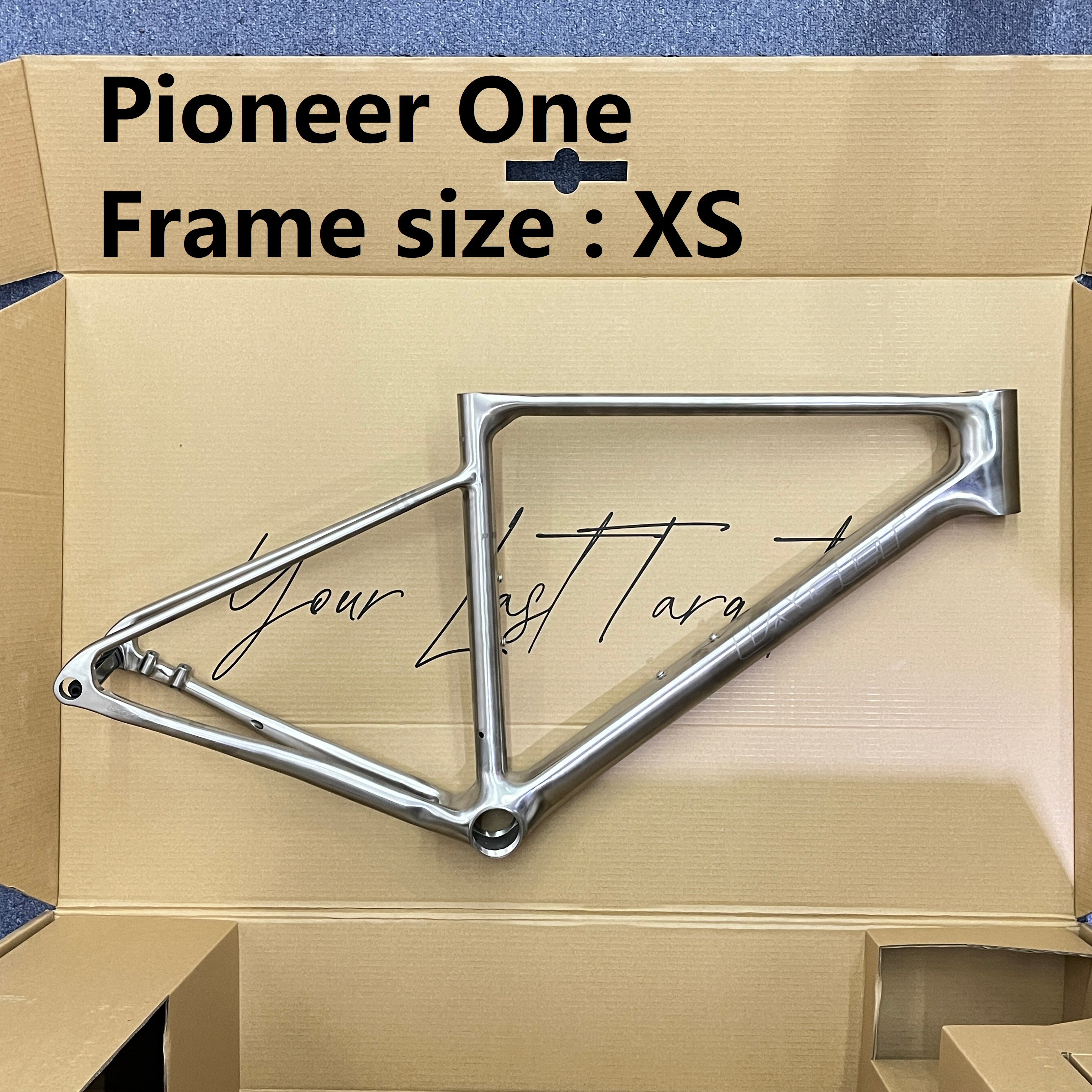 Laget Pioneer One 3Dプリント チタン ロードフレームセット | Ti