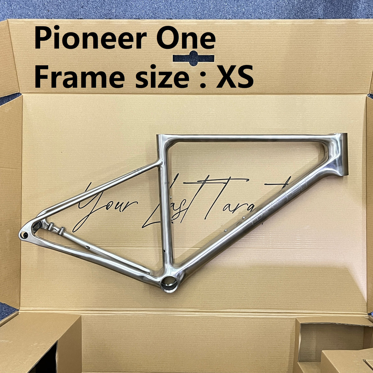 Laget Pioneer One Titanium Road Frameset | 3D-Printed Titanium | 1350g (S) | 700x32c