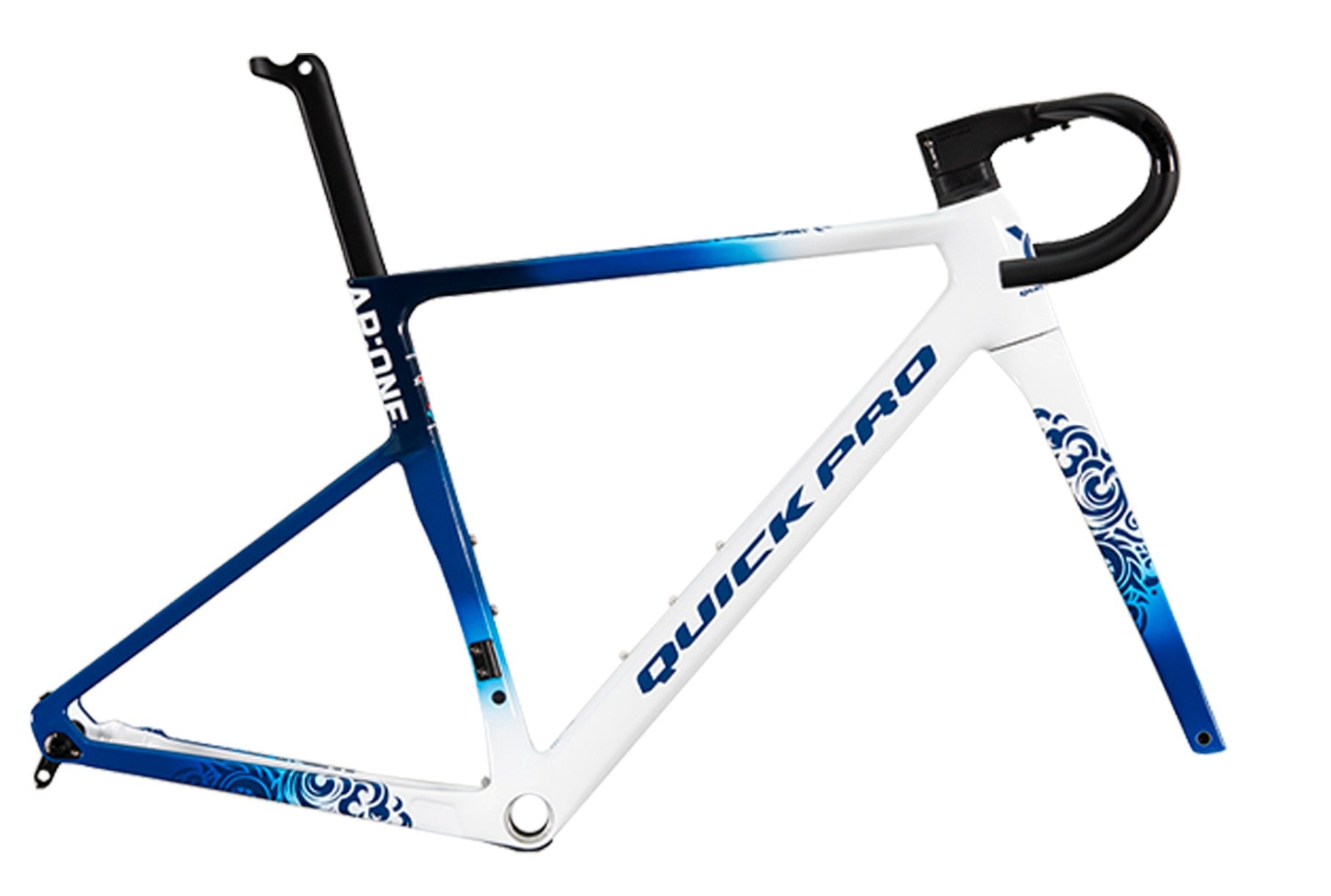 Quickpro Escape QuickPro AR:ONE Aero Road Frameset | T1100/M65 Carbon, UCI Approved ...