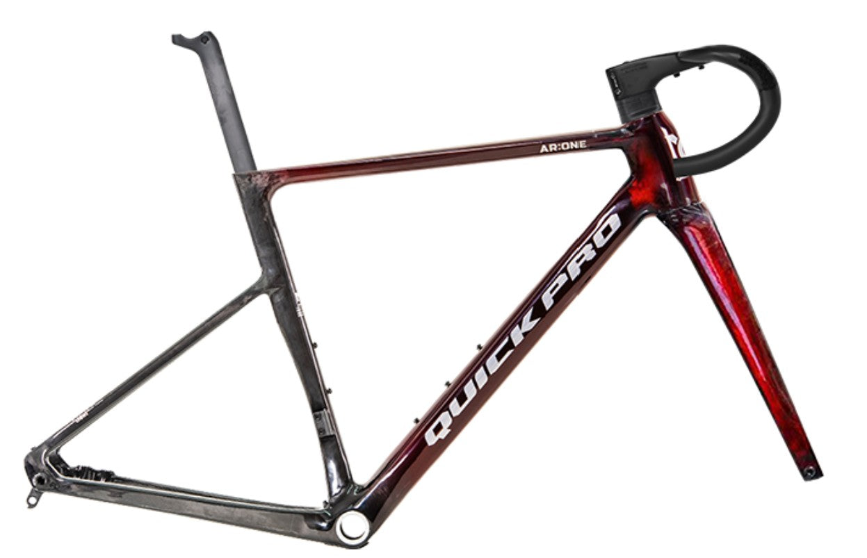 Quickpro Escape QuickPro AR:ONE Aero Road Frameset | T1100/M65 Carbon, UCI Approved ...