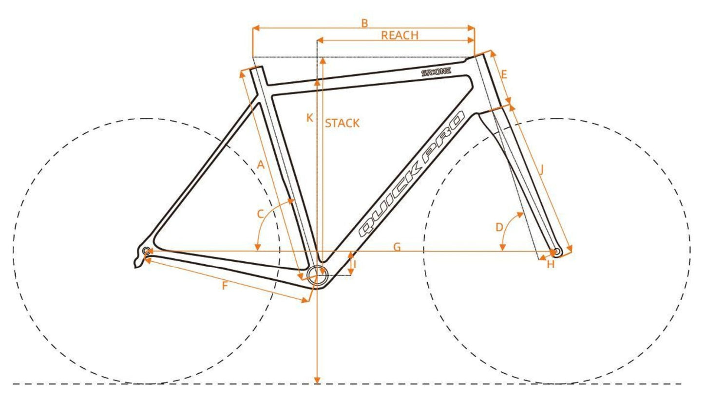 Cuadro de bicicleta de carretera de carbono ligero Quick Pro SR:ONE