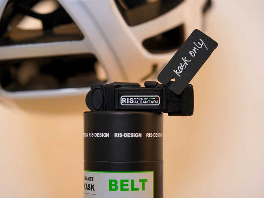 RISBIKE Kask Helmet Strap Replacement | Premium Italian Alcantara | Replace Peeling/Worn-Out Strap