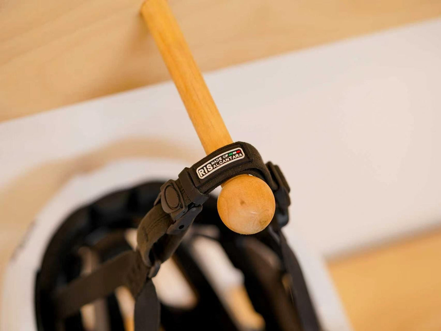 RISBIKE Kask Helmet Strap Replacement | Premium Italian Alcantara | Replace Peeling/Worn-Out Strap