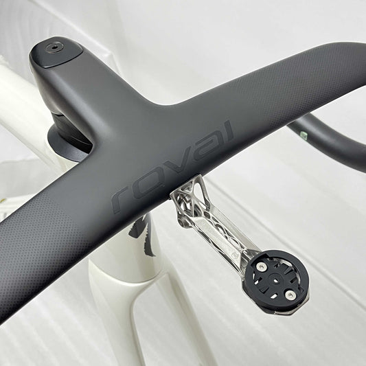 Roval Rapide Titanium Bike Computer Mount Club Series on Roval Rapide Handlebars