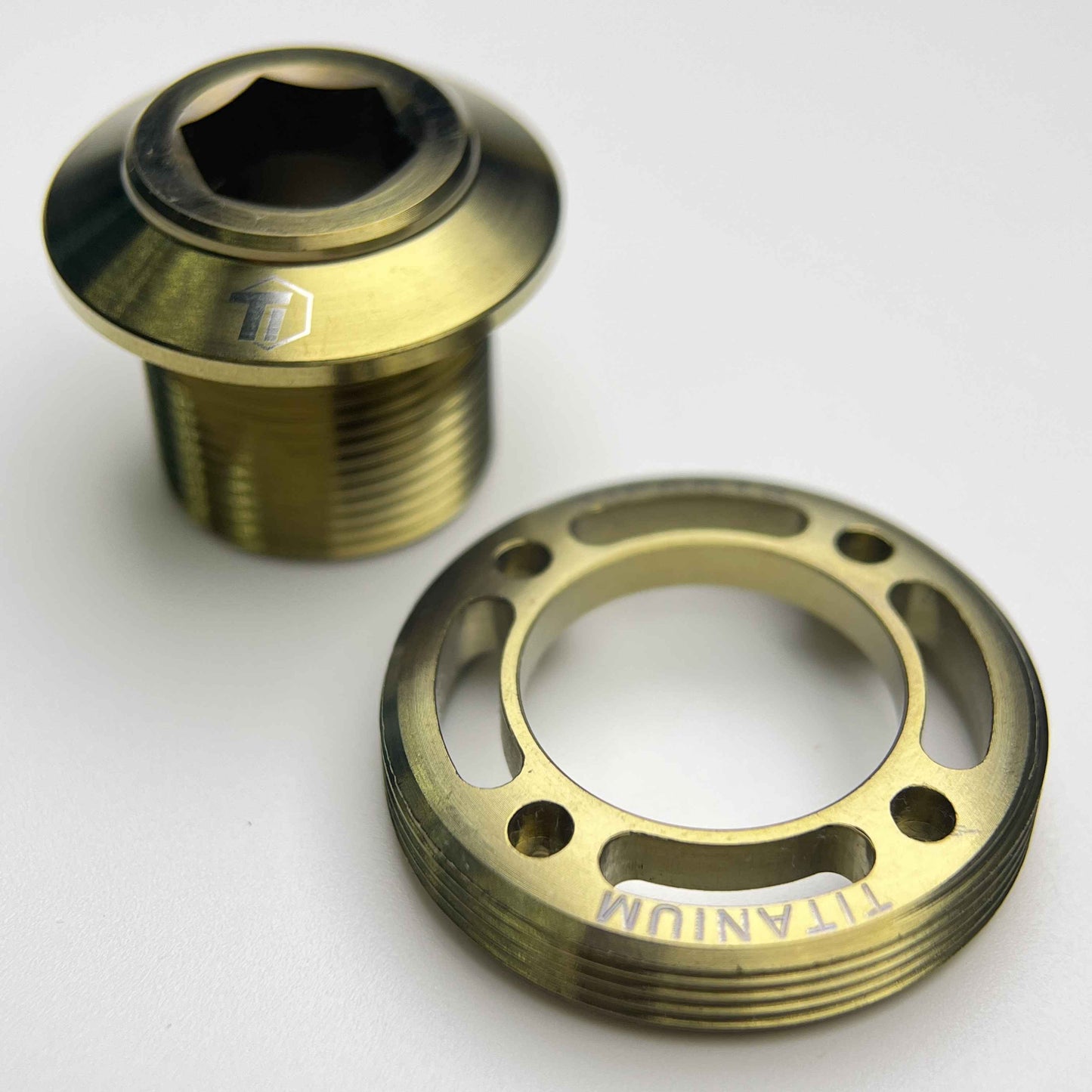 Cache-manivelle SRAM DUB en titane | Transmission Red Force Rival eTap AXS E1/D1 Quarq 12 vitesses | Dérailleur avant Eagle XX1 X01 X1 NX GX