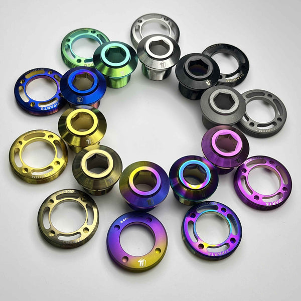 SRAM DUB用チタン製クランクアームキャップ – Ti-Parts Titanium
