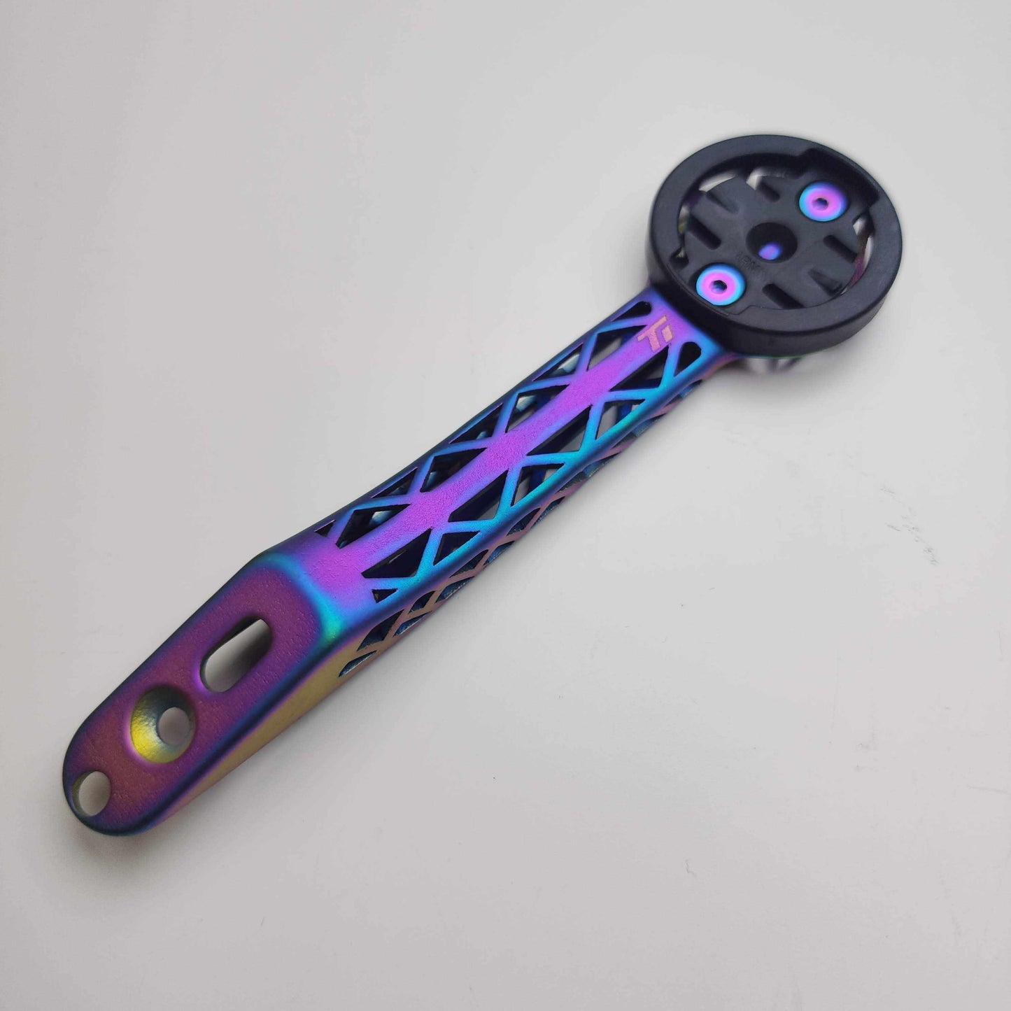 Syncros Creston iC SL (Aero) 3D-gedruckte Titan-Computerhalterung | Scott Foil/Addict RC 2022/23 | Garmin Wahoo Bryton | Team Series