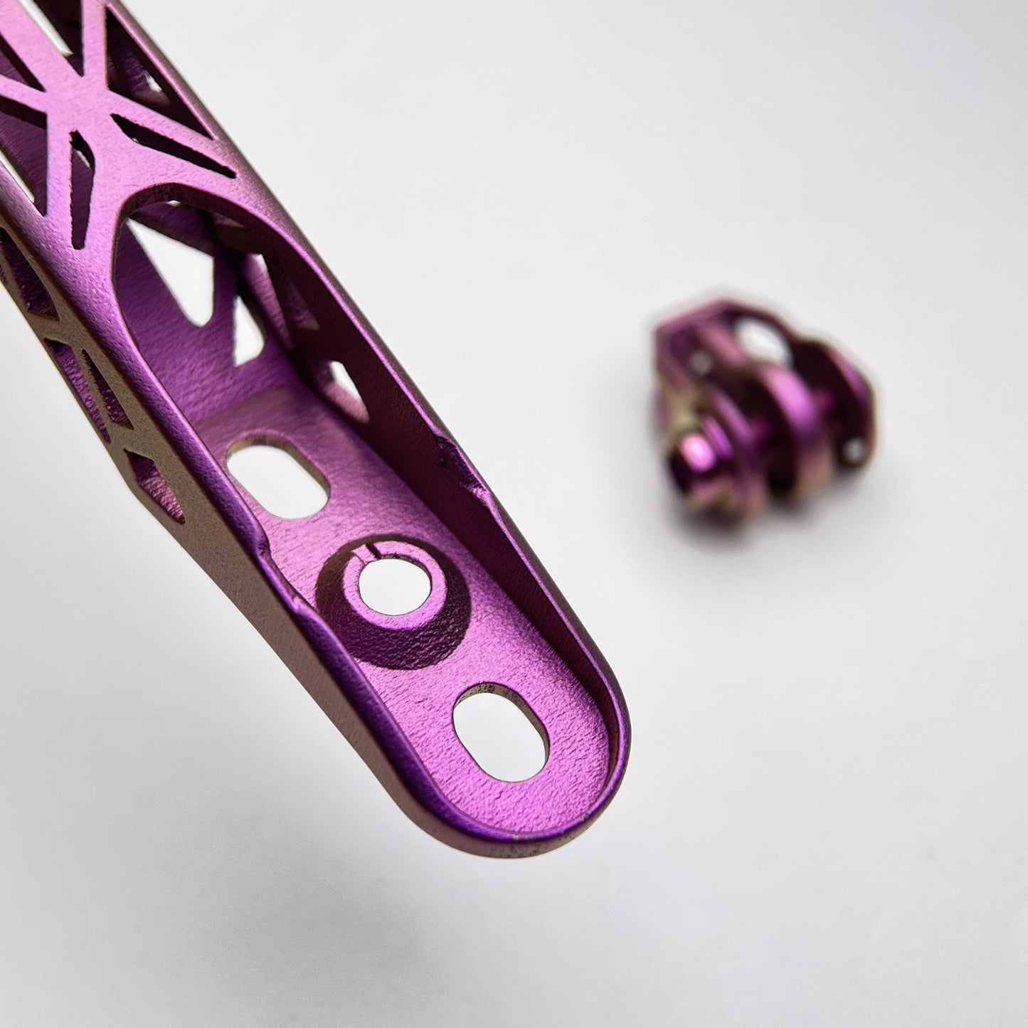 ขาตั้งคอมพิวเตอร์แบบ 3D พิมพ์ลาย 3 มิติ ไทเทเนียม พร้อมแฮนด์จับ Seka Exceed/Rapier ในตัว | Garmin Wahoo Bryton