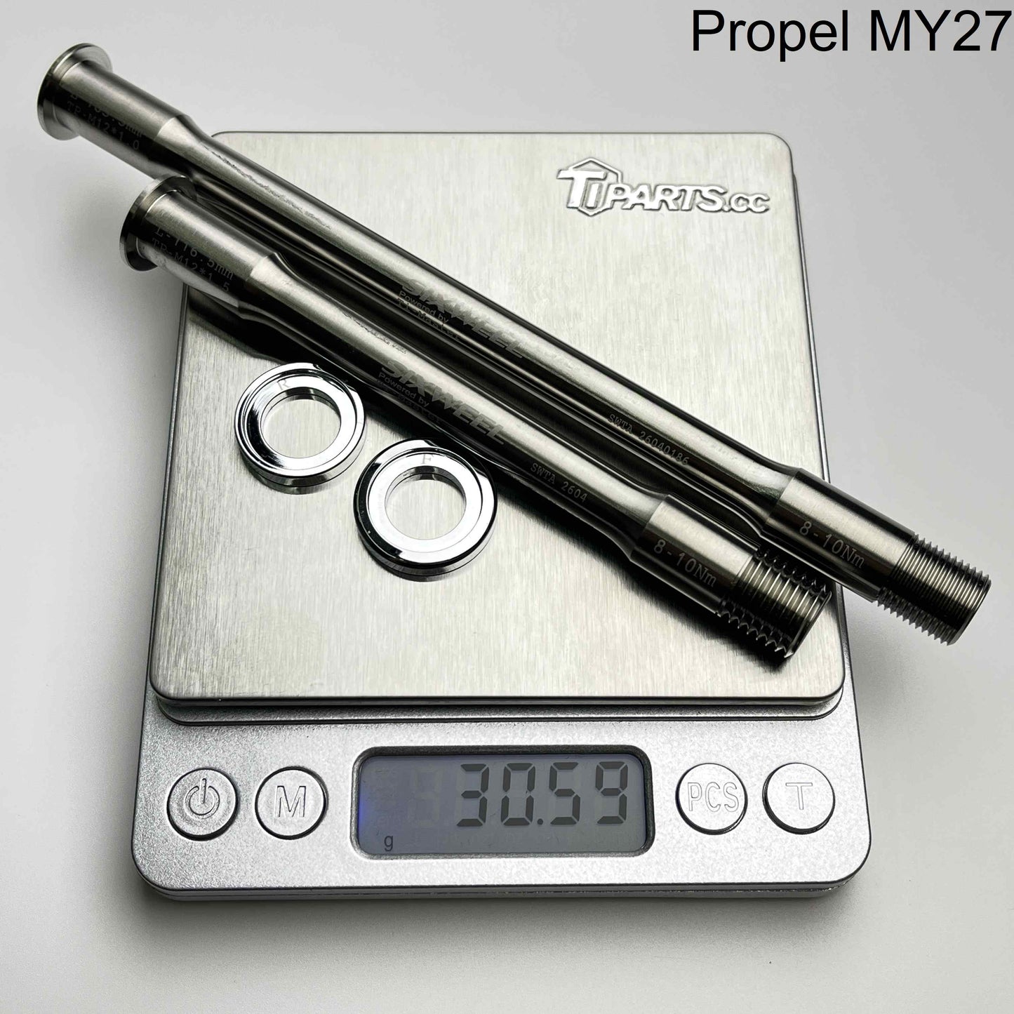 แกนล้อ Sixweel 27.4g Giant Titanium Thru Axle | Giant TCR/Propel/Defy/Trinity