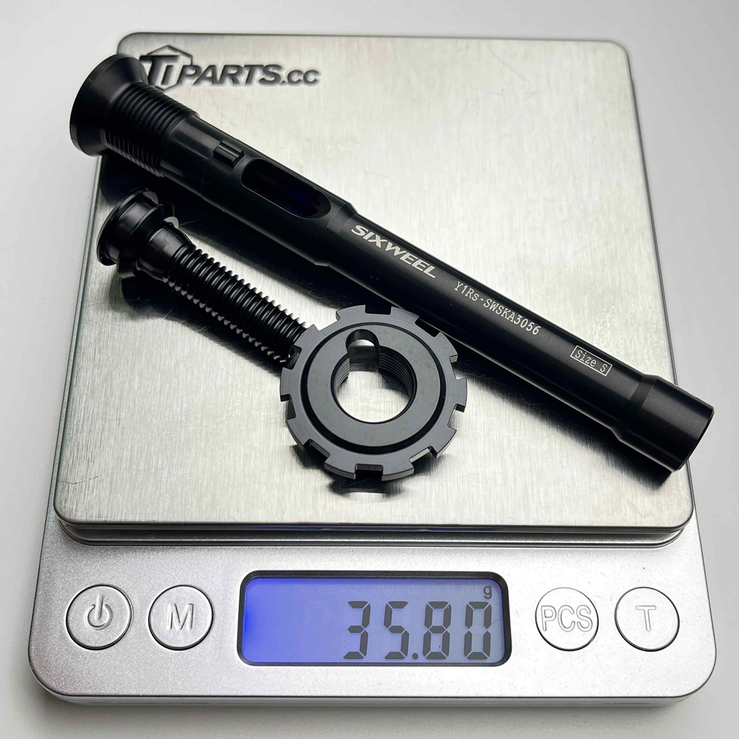 نظام التحميل المسبق لأنبوب توجيه تيتانيوم للدراجة Sixweel Colnago Y1Rs | S M L XL