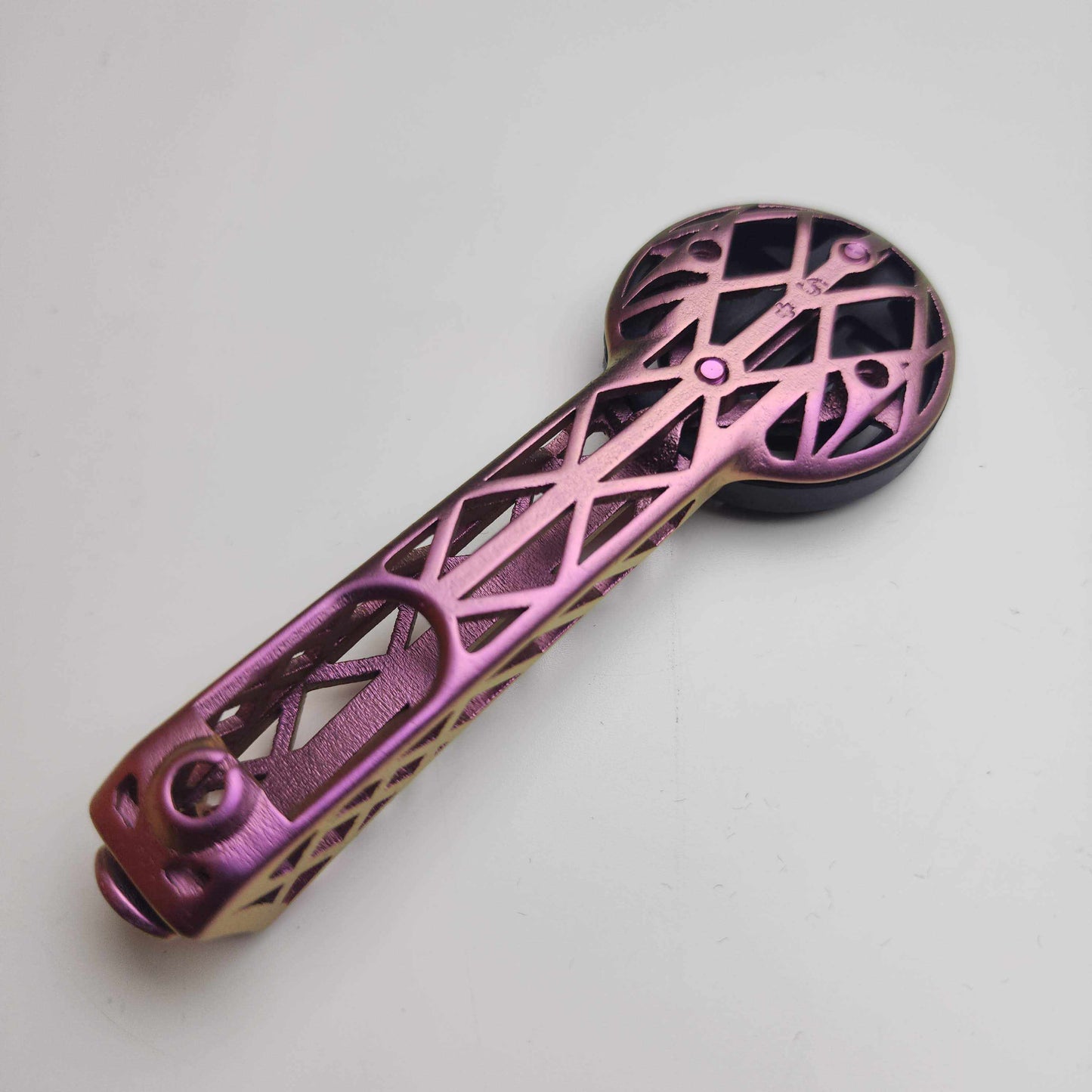 Suporte para computador Specialized Future Stem Titanium impresso em 3D | Garmin Wahoo Bryton | Team Series