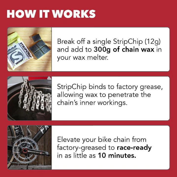 SILCA StripChip | Degreaser-Free Chain Prep for Hot Wax