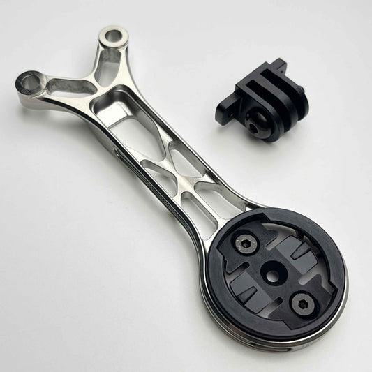 Ti-Master Pinarello MOST Talon Ultra Titanium Computer Mount | CNC | Garmin Wahoo