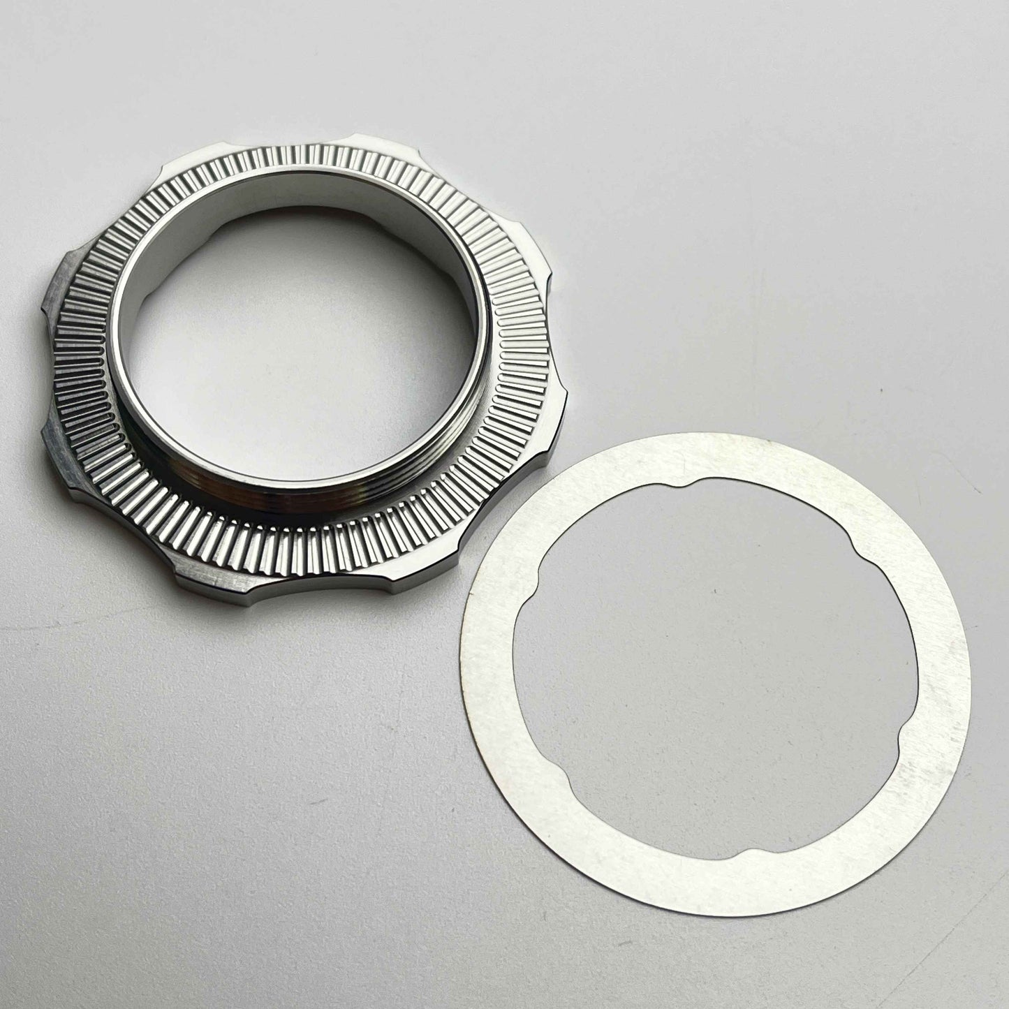 Bague Centerlock titane Ti-Master | Cannelure interne