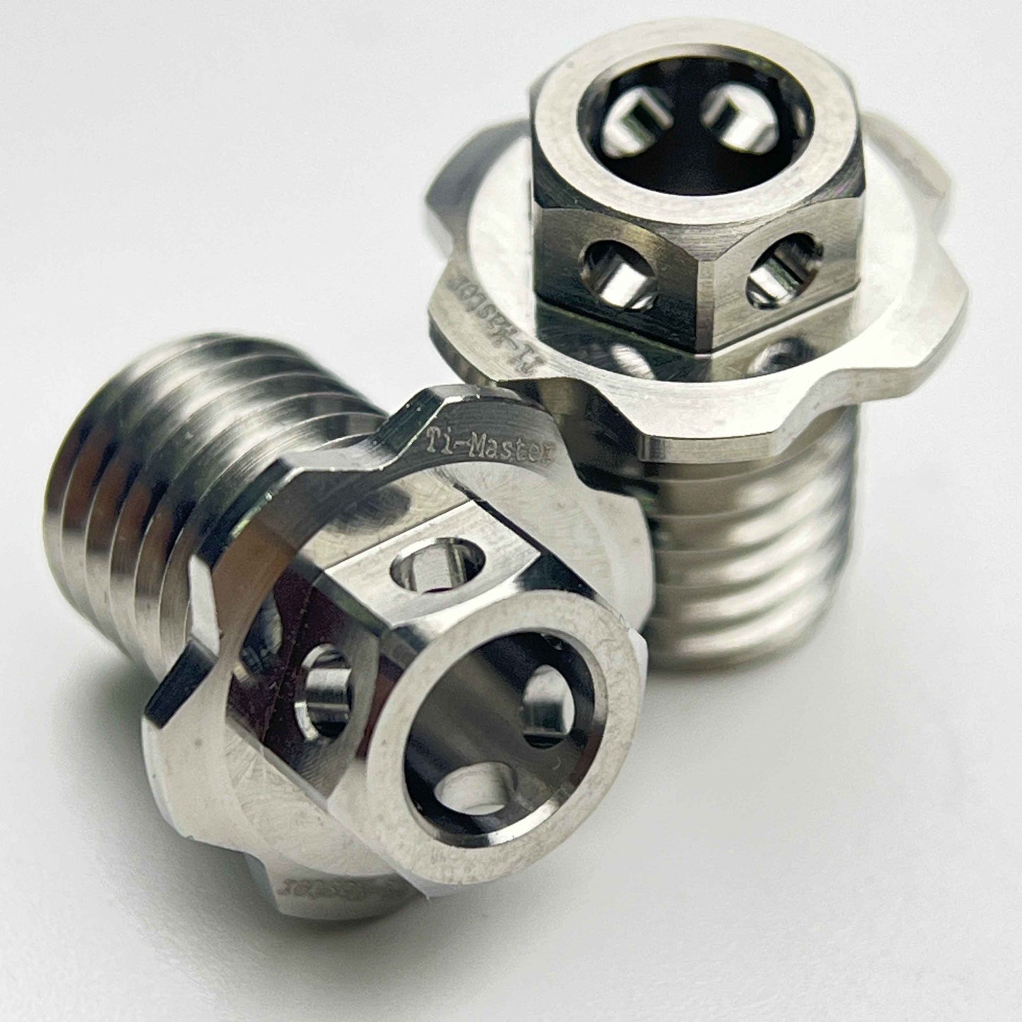 Ti-Master Shifter Hose Nut | 2.4g Titanium CNC | Shimano & SRAM SM-BH90